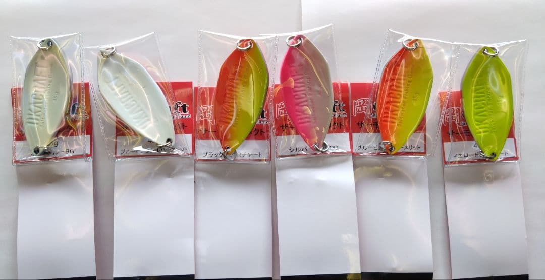 岡ジグ　2025サーモンタクト　6カラーセット　45g