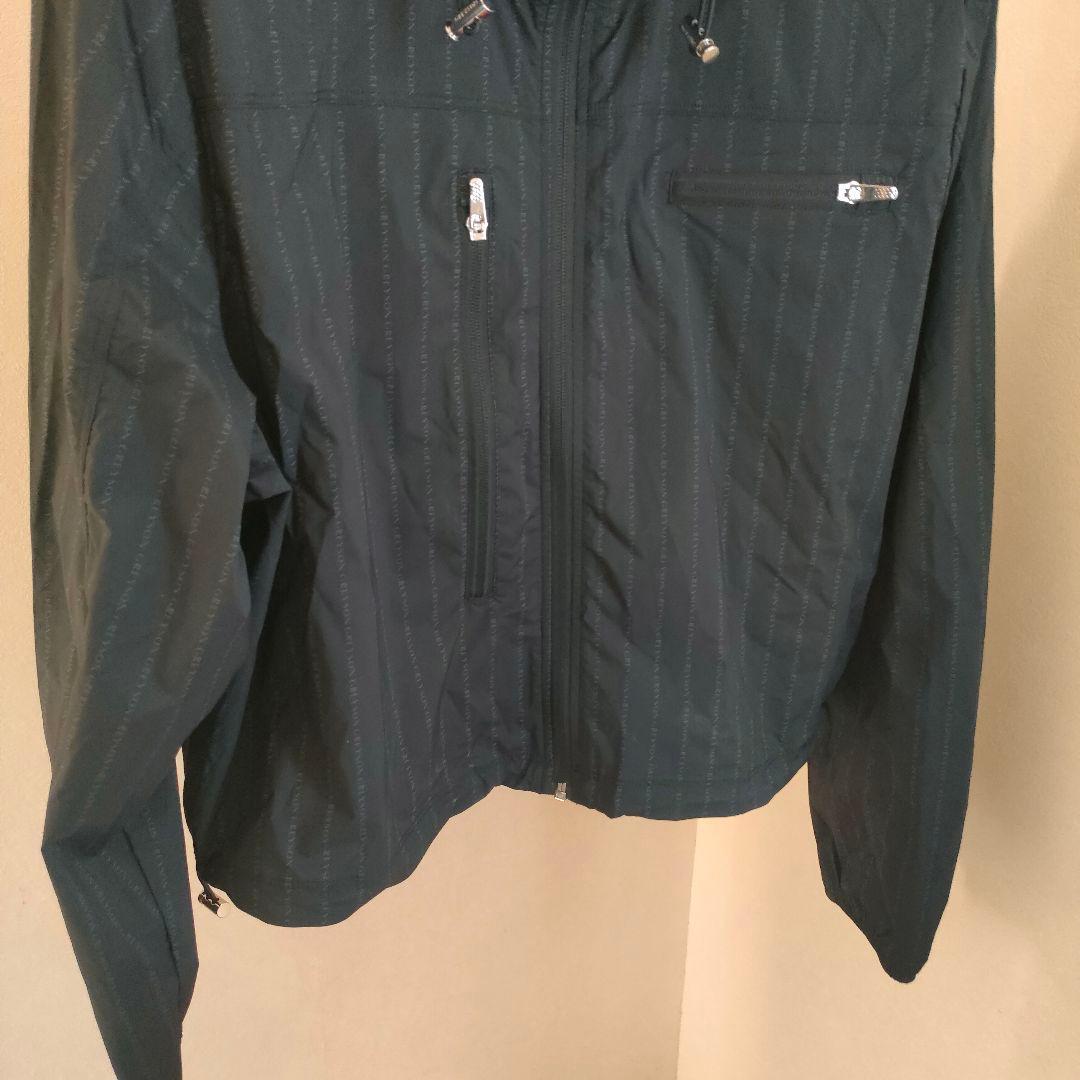 GREYSON フーデッドジャケット M 黒 総柄 ナイロン　短丈