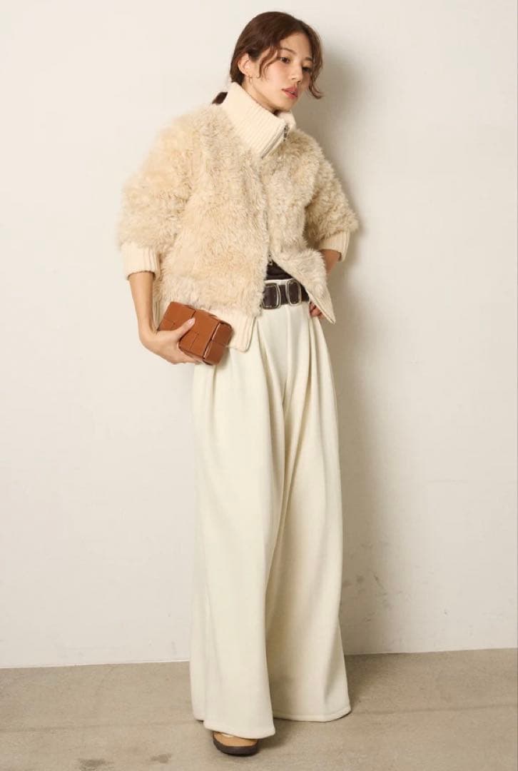 charm！！　エシカ　ハイネックボアブルゾン