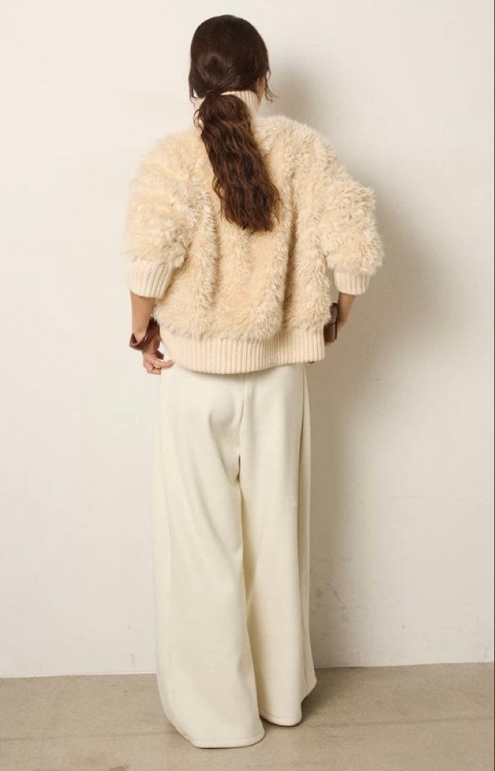 charm！！　エシカ　ハイネックボアブルゾン