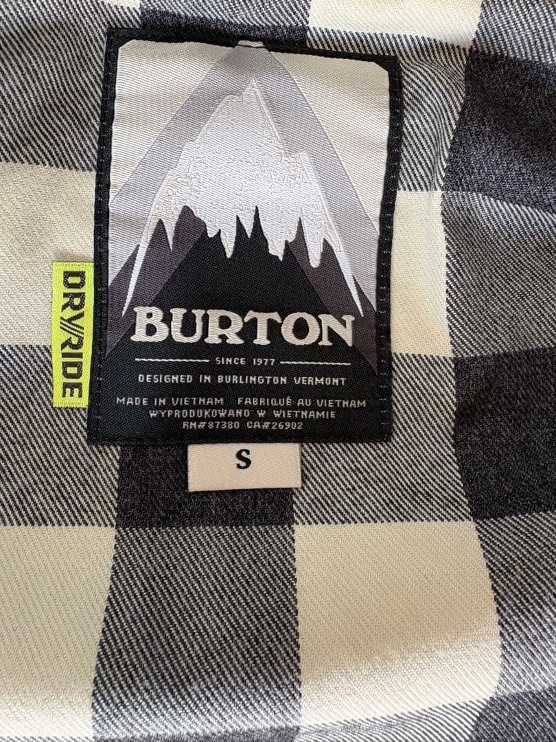 バートンBURTONスノーボードフード付きジャケット S