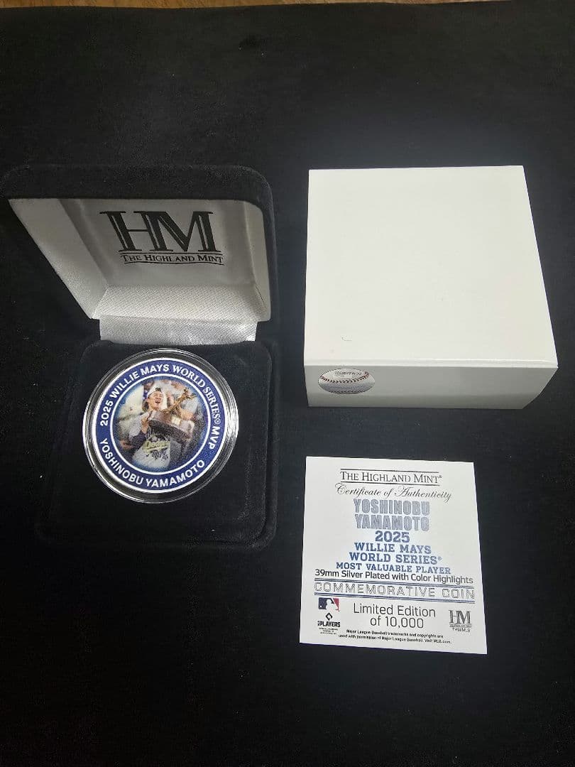2025年MLB 山本由伸 World Series MVP獲得記念 限定