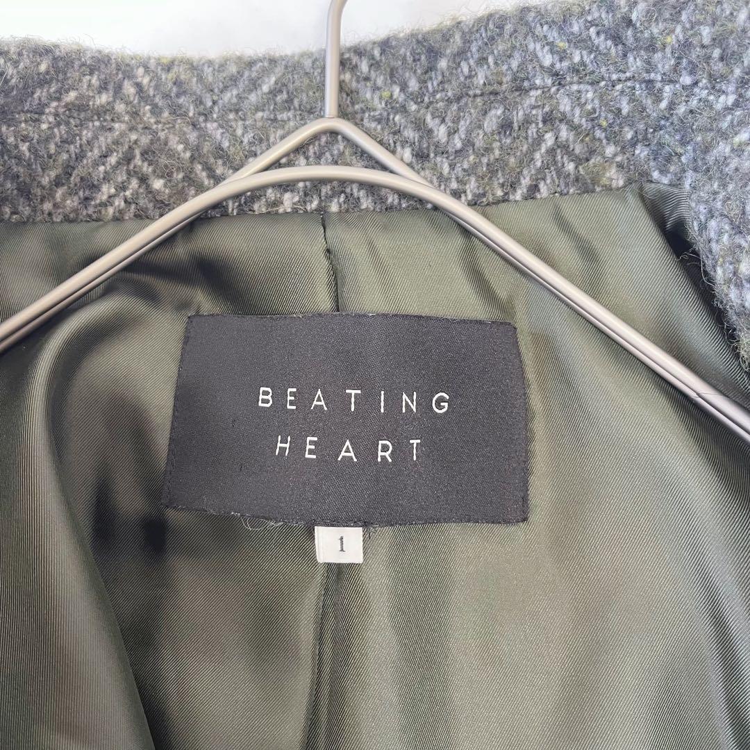 BEATING HEART イタリア生地 ツイード テーラードジャケット ウール