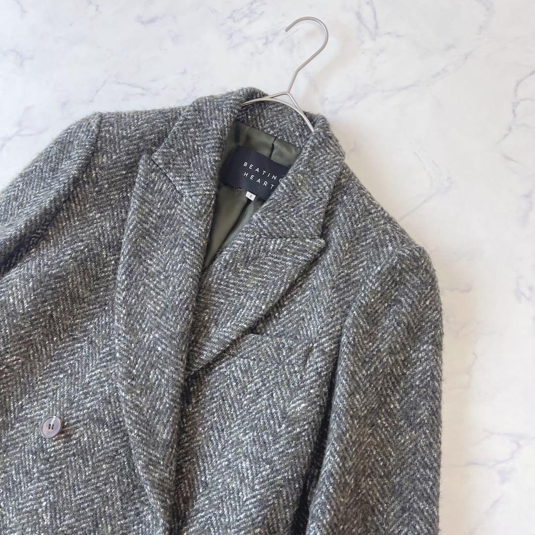 BEATING HEART イタリア生地 ツイード テーラードジャケット ウール