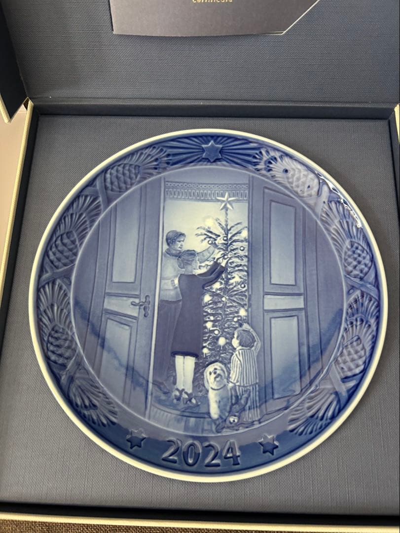 【新品未使用】ロイヤルコペンハーゲン 2024年 クリスマスイヤープレート