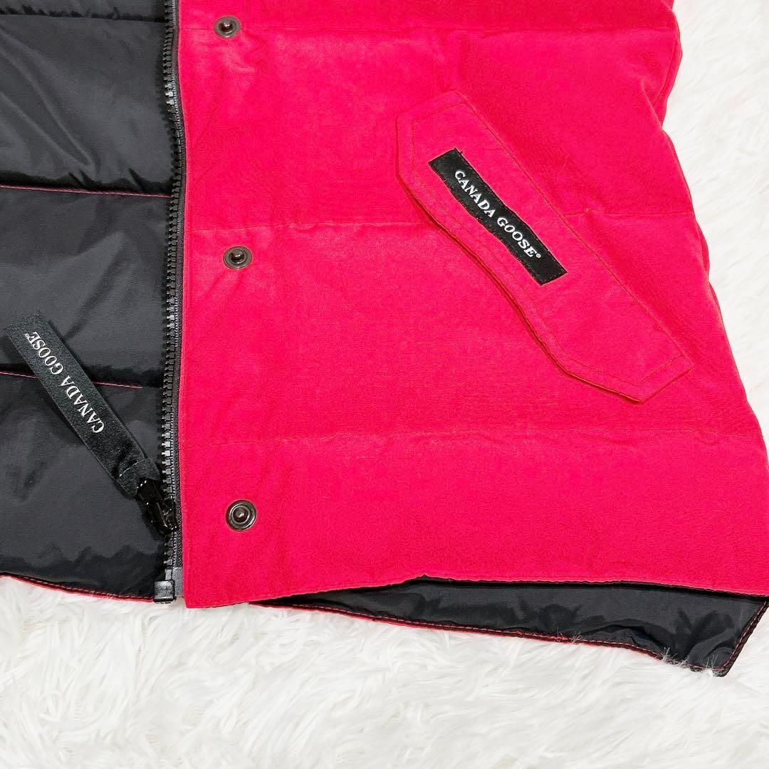 新品タグ付き✨　カナダグース　ダウンベスト　レディース　赤　レッド　S