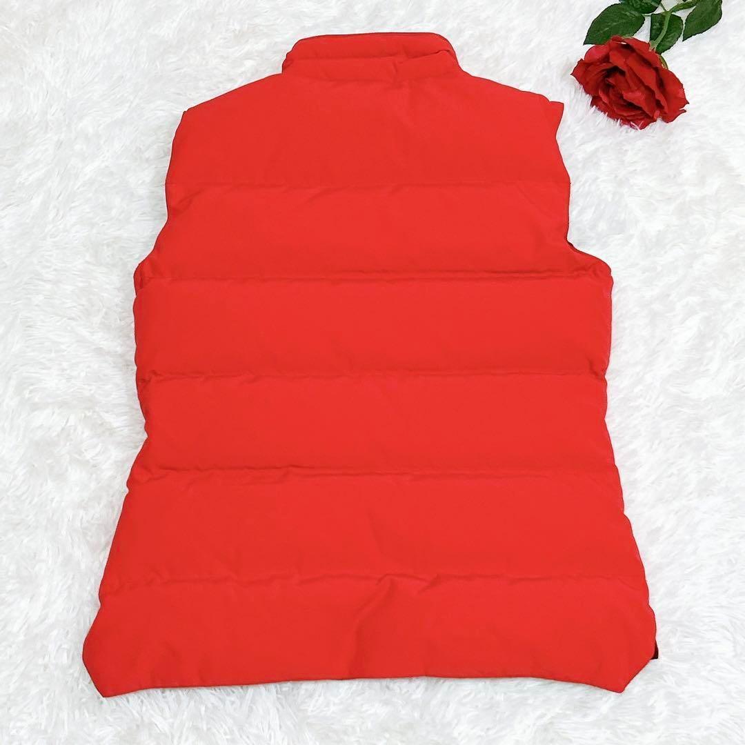 新品タグ付き✨　カナダグース　ダウンベスト　レディース　赤　レッド　S