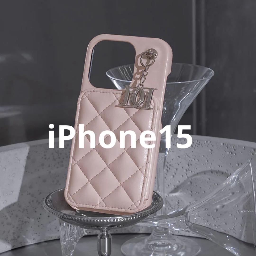 Darich ダーリッチ キルティングミラーDDチャームiPhoneケース 15
