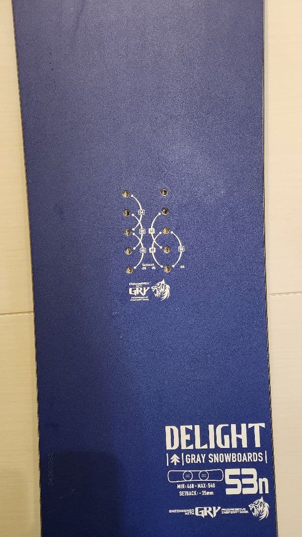 美品GRAY DELIGHT 53n 153n スノーボード　ハンマーヘッド