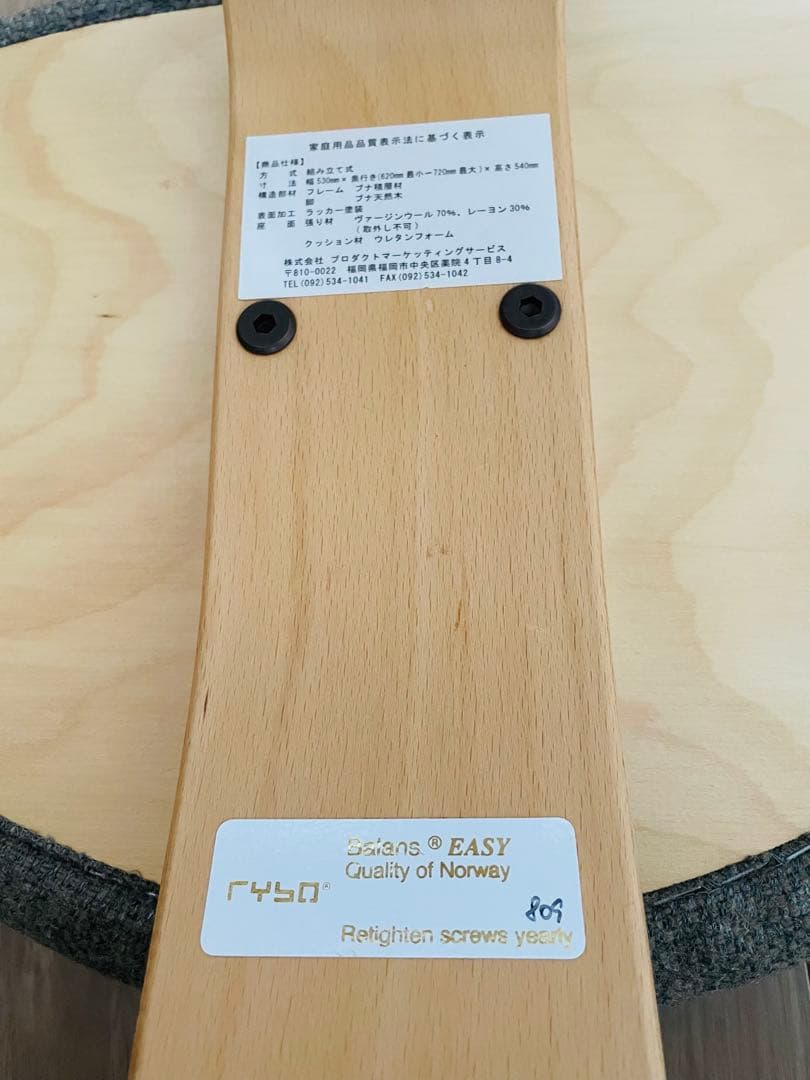 Rybo Balance Easy バランスイージー キッズチェア