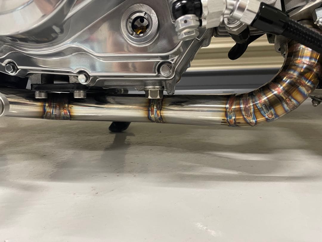 モンキー　オーバーレーシング用　ワンオフエキパイ　車高短用　ダックス　シャリー