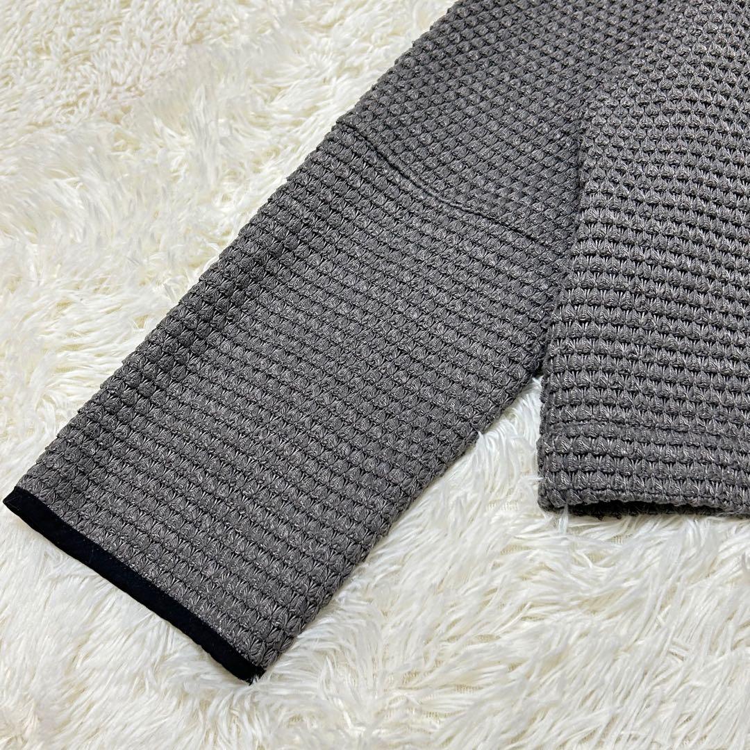 シアントーキョー　BIGワッフルトリミングドルマンJK グレー　25AW フリー