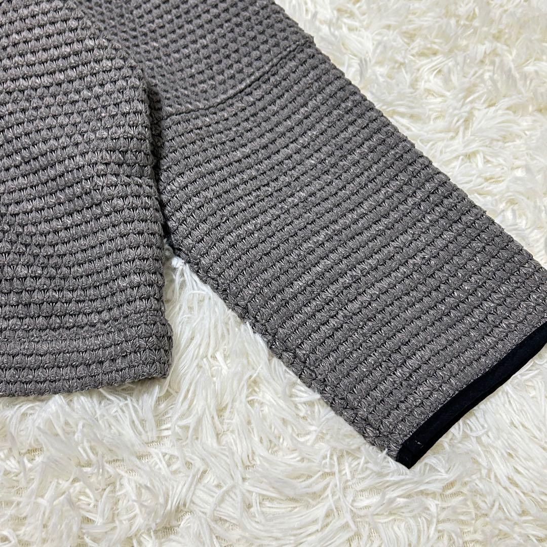 シアントーキョー　BIGワッフルトリミングドルマンJK グレー　25AW フリー