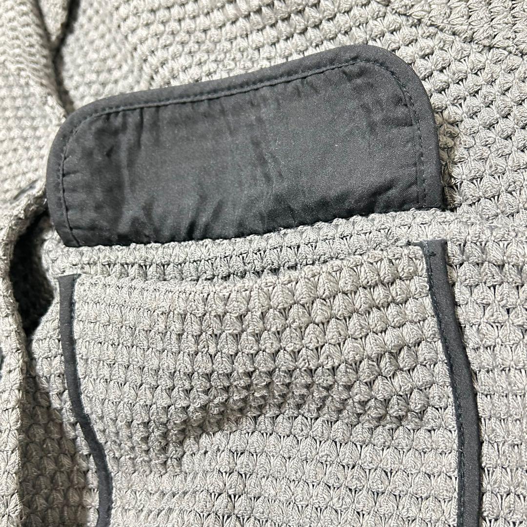 シアントーキョー　BIGワッフルトリミングドルマンJK グレー　25AW フリー