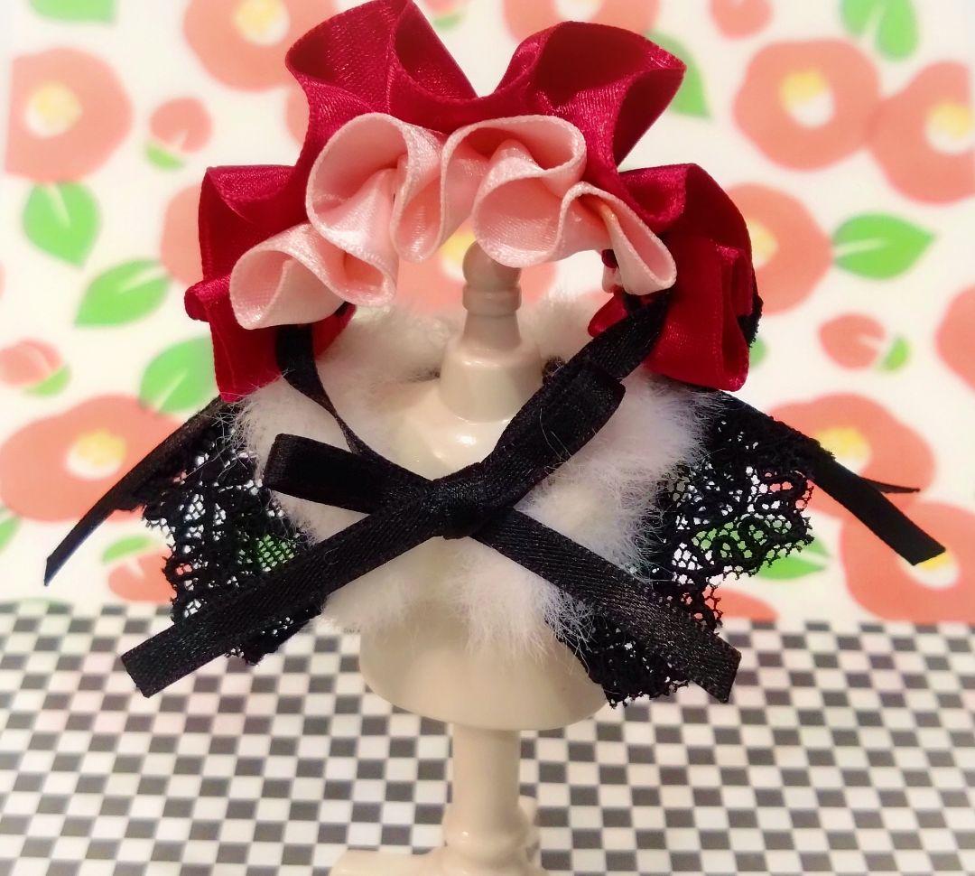 【アンティ】ドール　赤ちゃん　ドレス　服　大正ロマン　ベリー