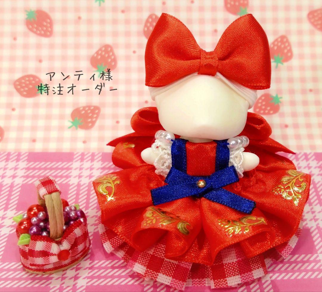 【アンティ】ドール　赤ちゃん　ドレス　服　大正ロマン　ベリー