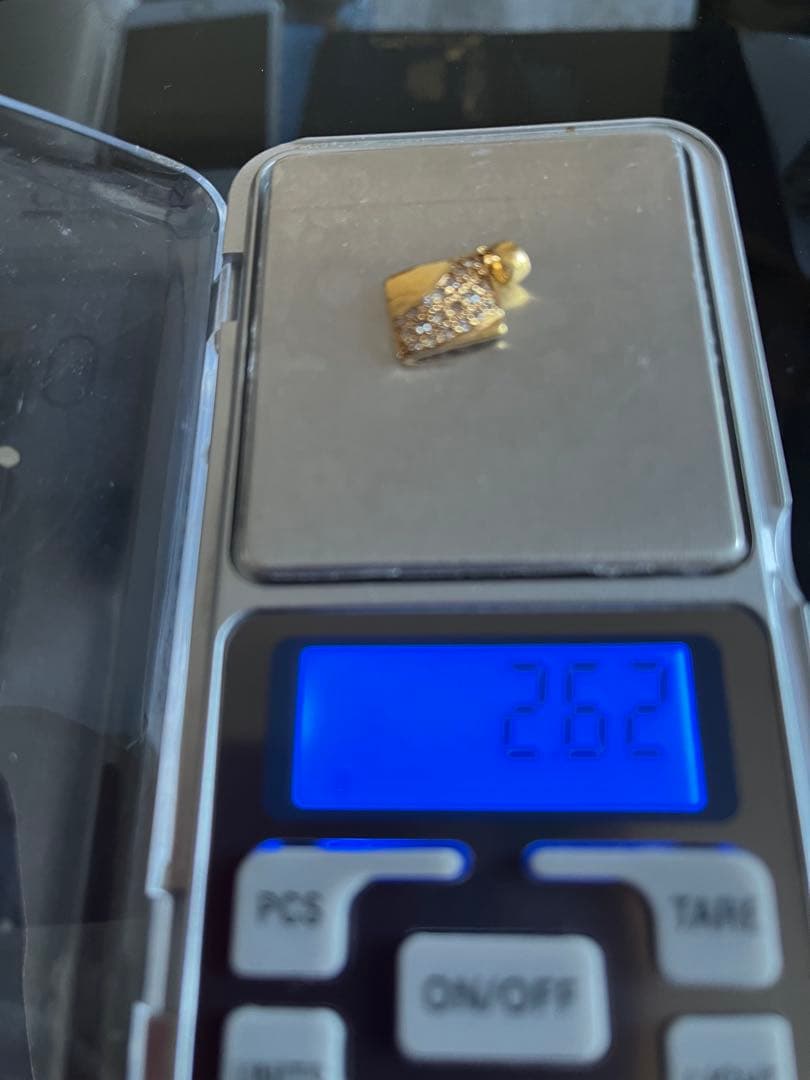 Ｋ１８ダイヤモンドペンダントトップ2.６グラム値下げしました