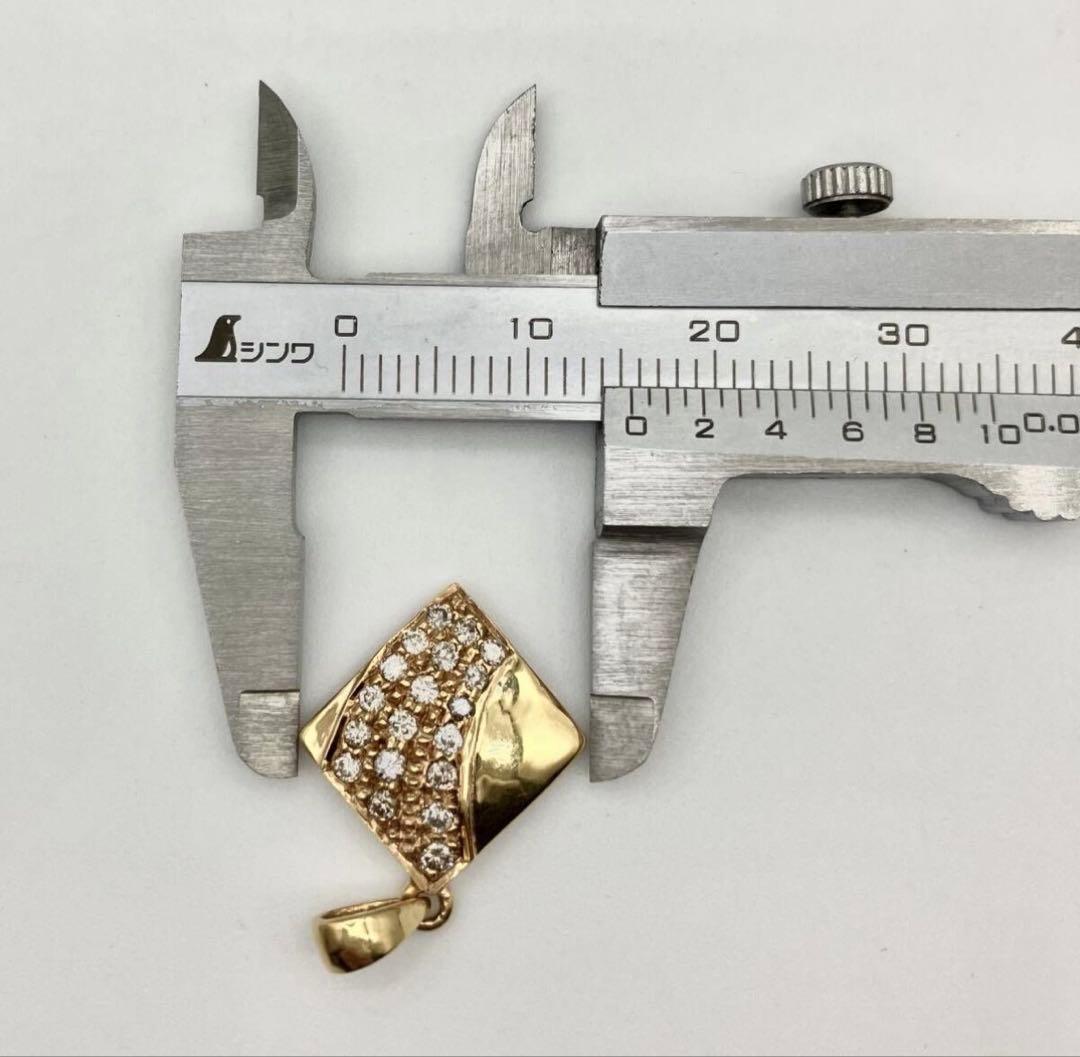 Ｋ１８ダイヤモンドペンダントトップ2.６グラム値下げしました