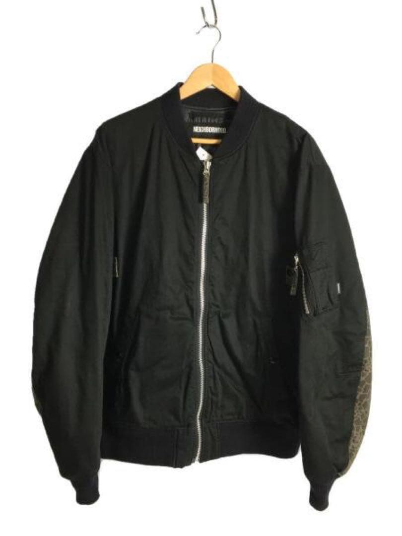 NEIGHBORHOOD MA-1ジャケット ブラック　ハンガー付き　wtaps