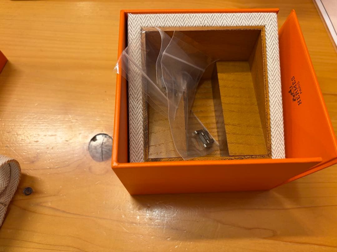 HERMES 腕時計 シルバー ホワイトダイヤル