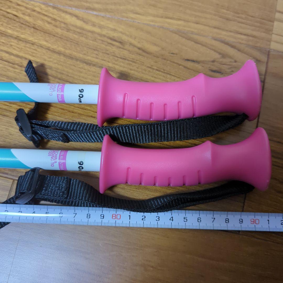 【美品】ATOMIC アトミック　子供用スキーセット 板110cm　キッズ子ども