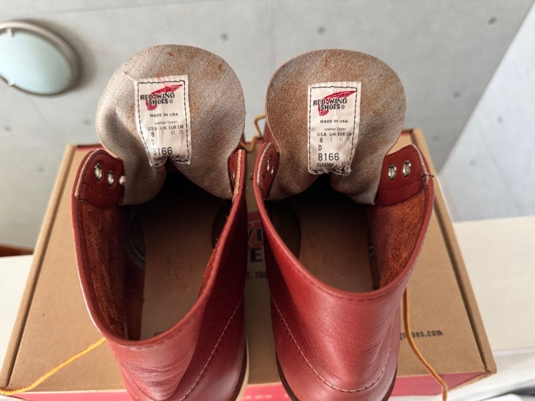 S　　RED WING 8166 US8D. 26cm