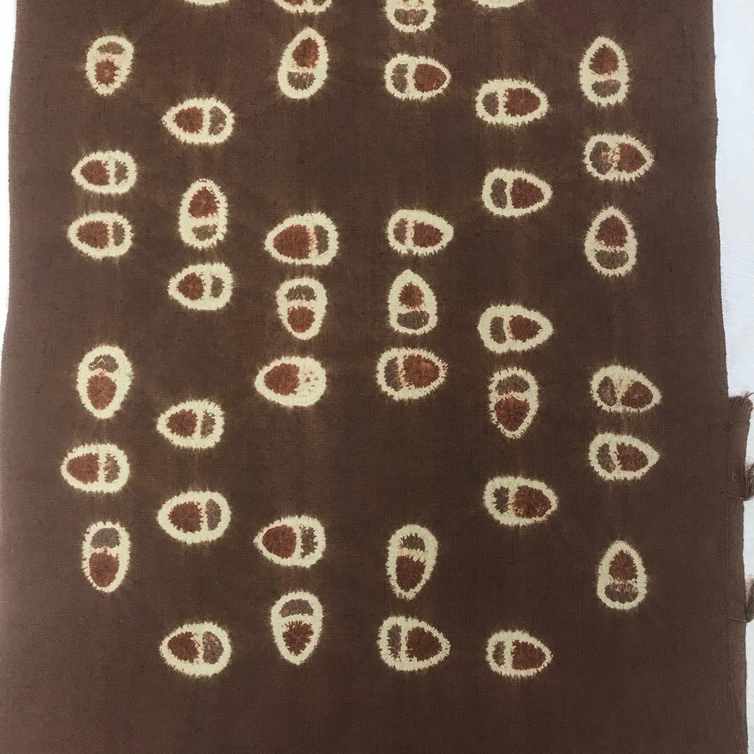 生紬絞り九寸名古屋帯