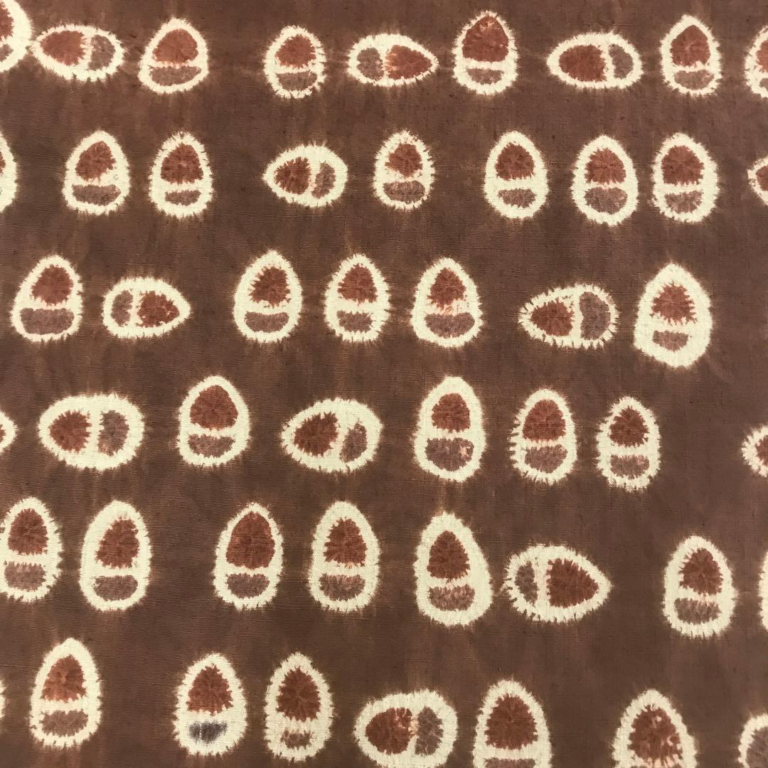 生紬絞り九寸名古屋帯