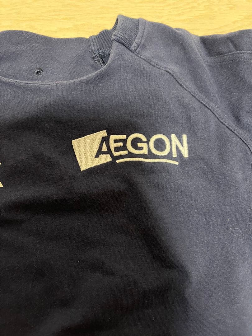 90s Nike プルオーバージャージ M ネイビー