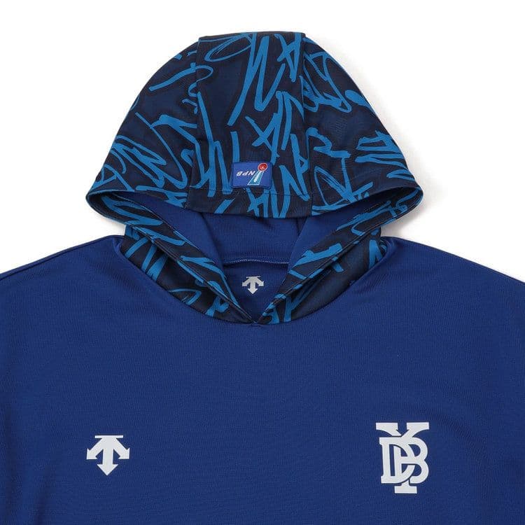 未開封　横浜DeNAベイスターズオーセンティックチームウェア半袖フーディ　L