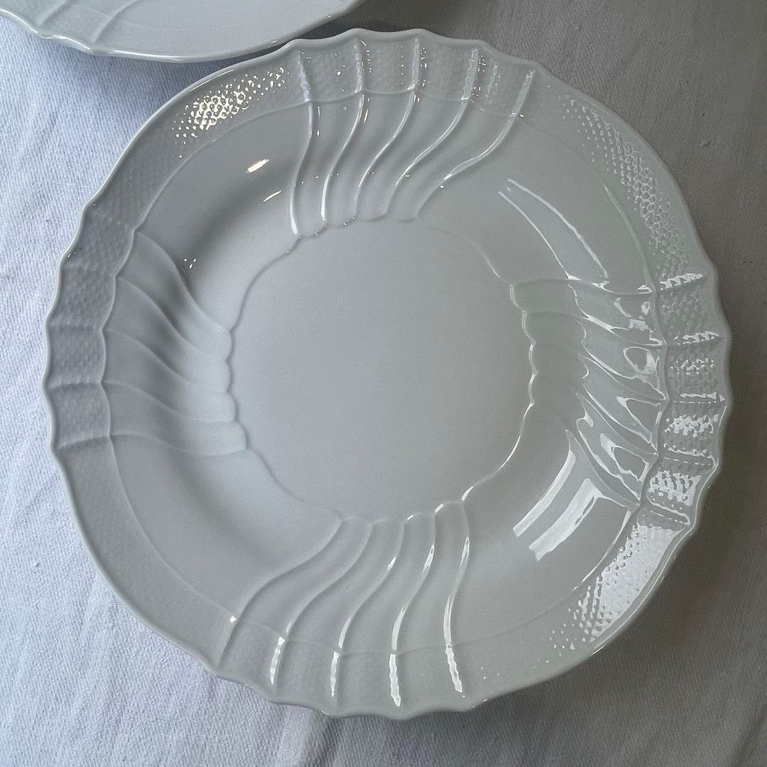 リチャードジノリ　ベッキオホワイト　大皿33cm プレート　2セット