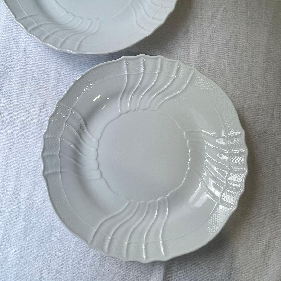 リチャードジノリ　ベッキオホワイト　大皿33cm プレート　2セット