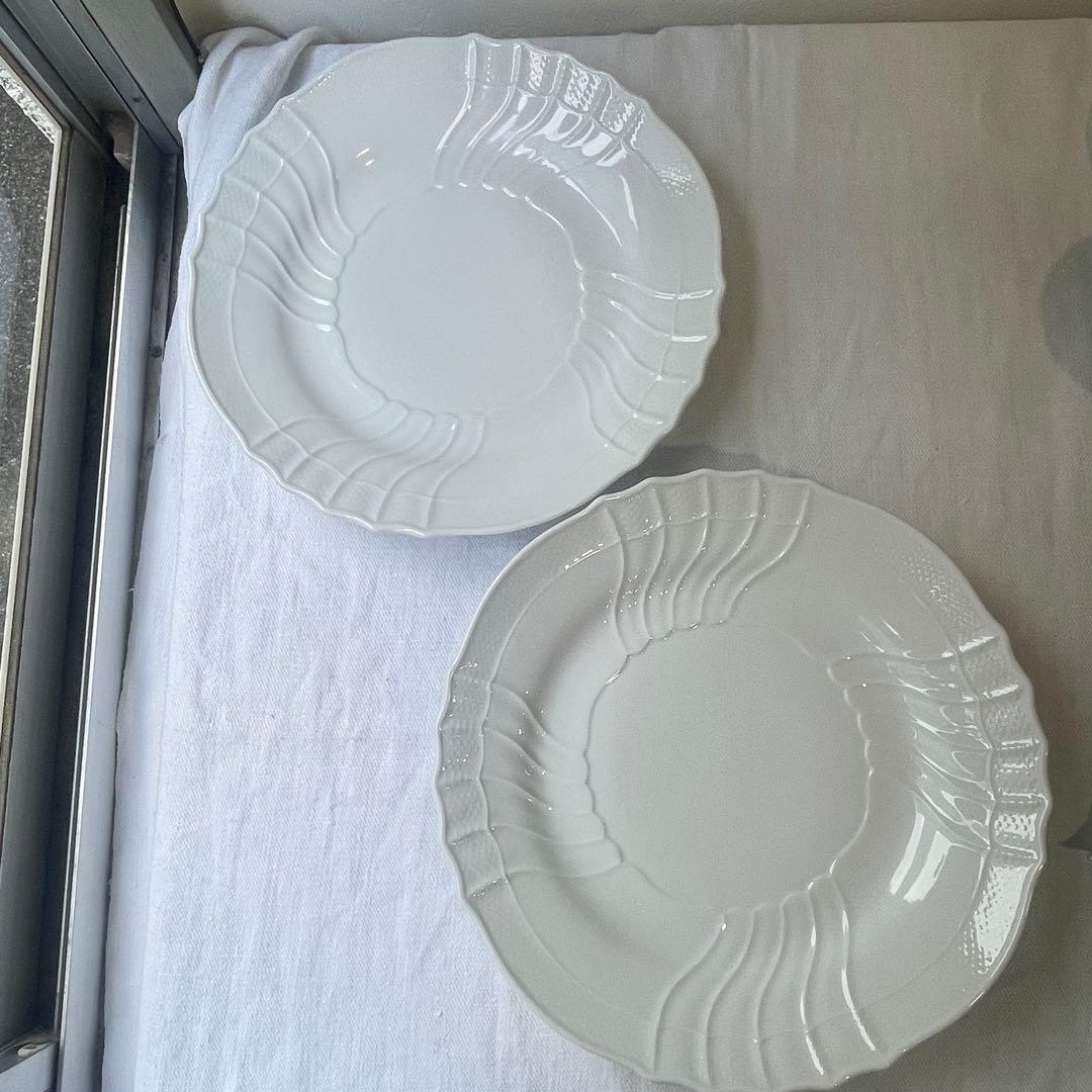 リチャードジノリ　ベッキオホワイト　大皿33cm プレート　2セット