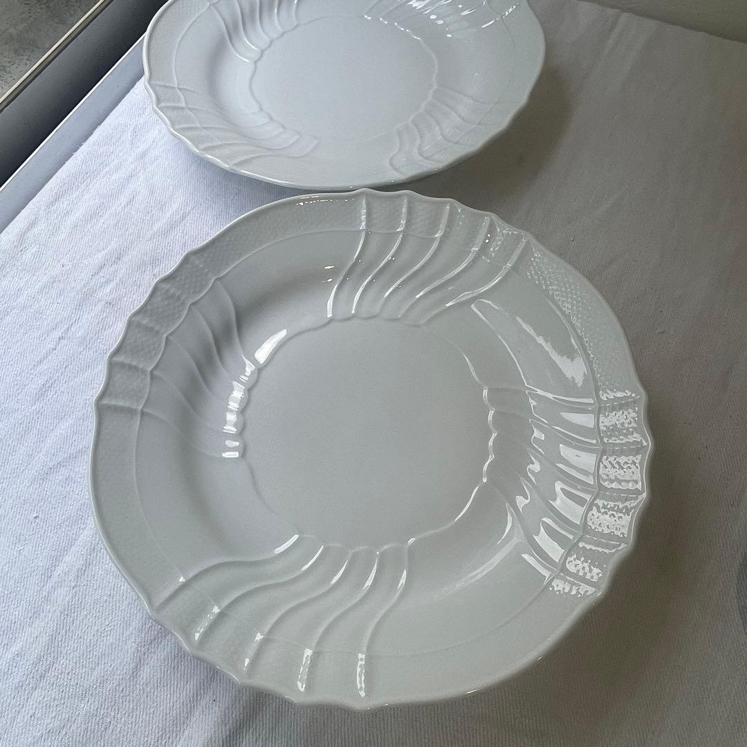 リチャードジノリ　ベッキオホワイト　大皿33cm プレート　2セット