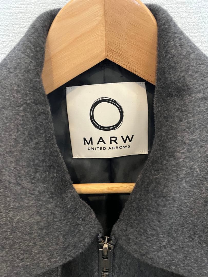 MARW UNITED ARROWSコクーン ジップ コート36 クリーニング済