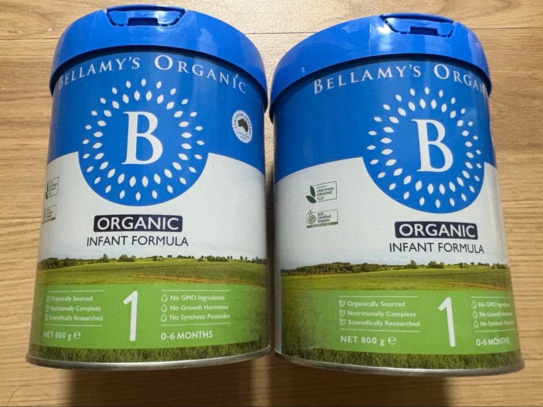 Bellamy's Organic ベラミーズオーガニック粉ミルク2缶セット