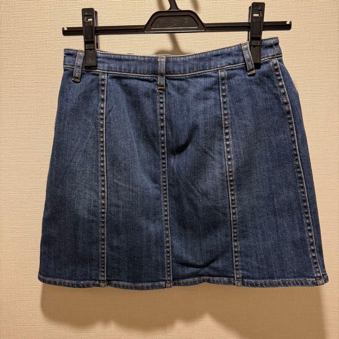 sheller デニムタイトスカート ポケット付き