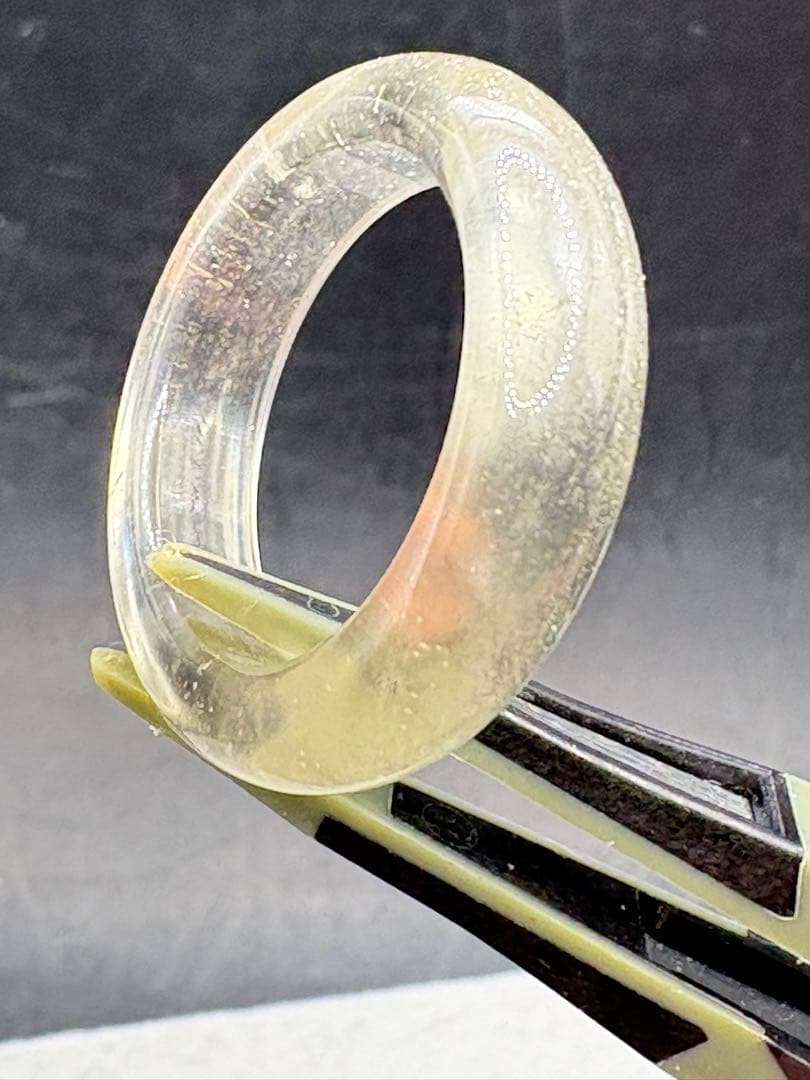 リビアングラスくり抜きリング21.5号