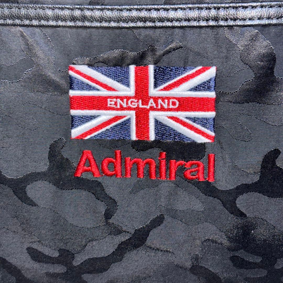 Admiral アドミラル　2way 迷彩　黒　ゴルフ　ボストン　トート