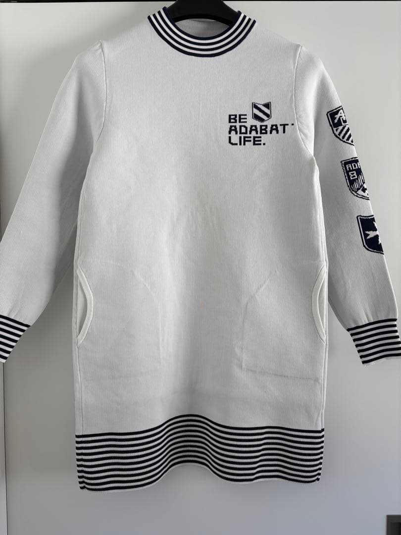 【新品タグ付き】adabat アダバット ワンピース 36(S) ゴルフウェア