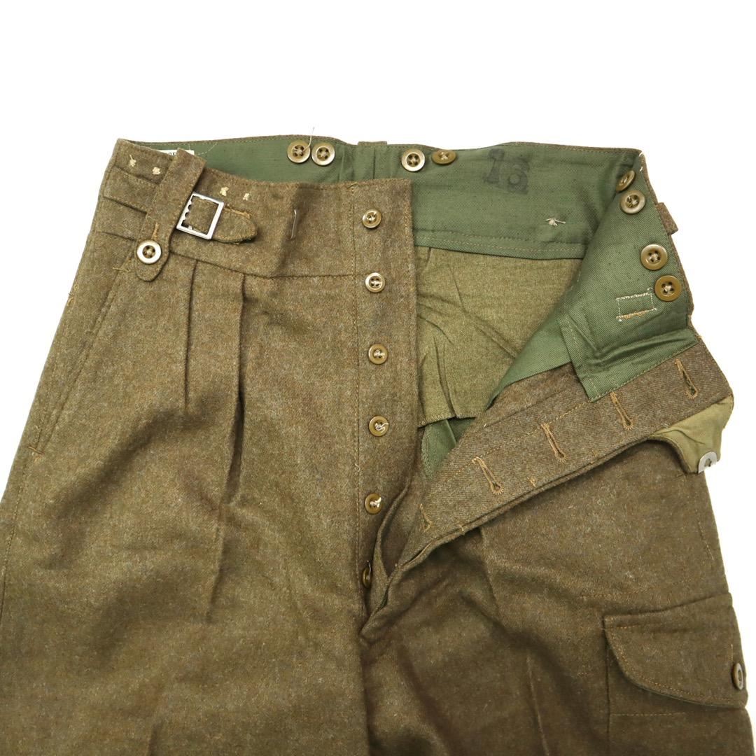 デッド 50s ビンテージ イギリス軍 ウール パンツ ミリタリー グルカ 古着