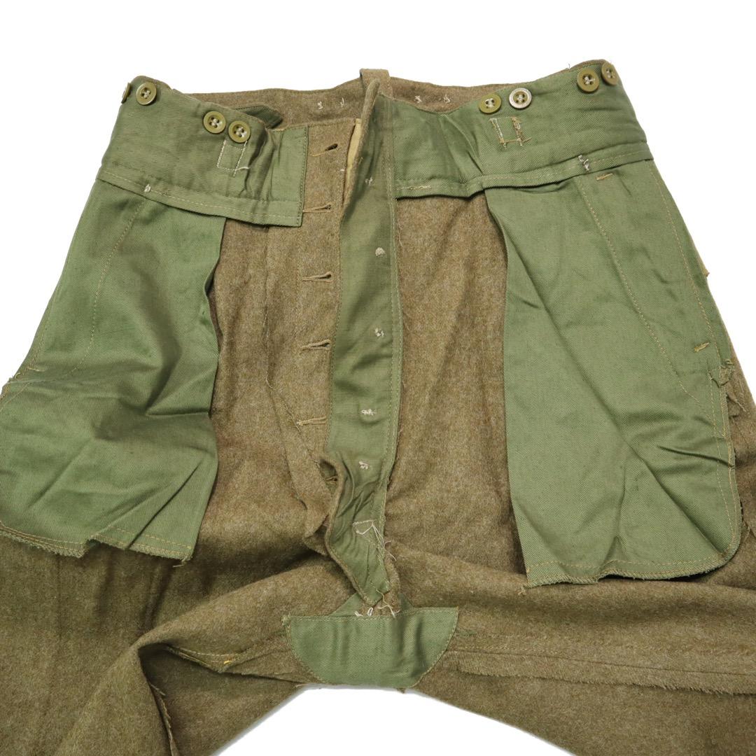デッド 50s ビンテージ イギリス軍 ウール パンツ ミリタリー グルカ 古着
