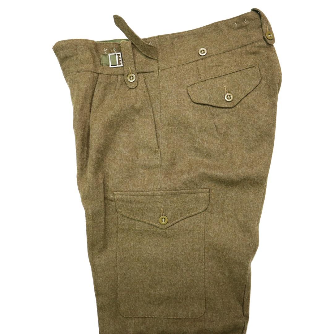 デッド 50s ビンテージ イギリス軍 ウール パンツ ミリタリー グルカ 古着