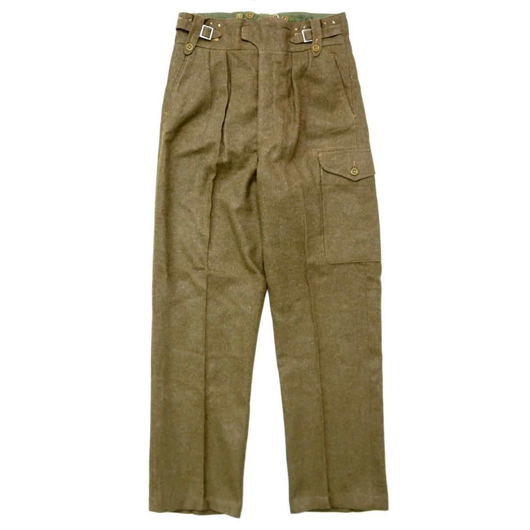 デッド 50s ビンテージ イギリス軍 ウール パンツ ミリタリー グルカ 古着