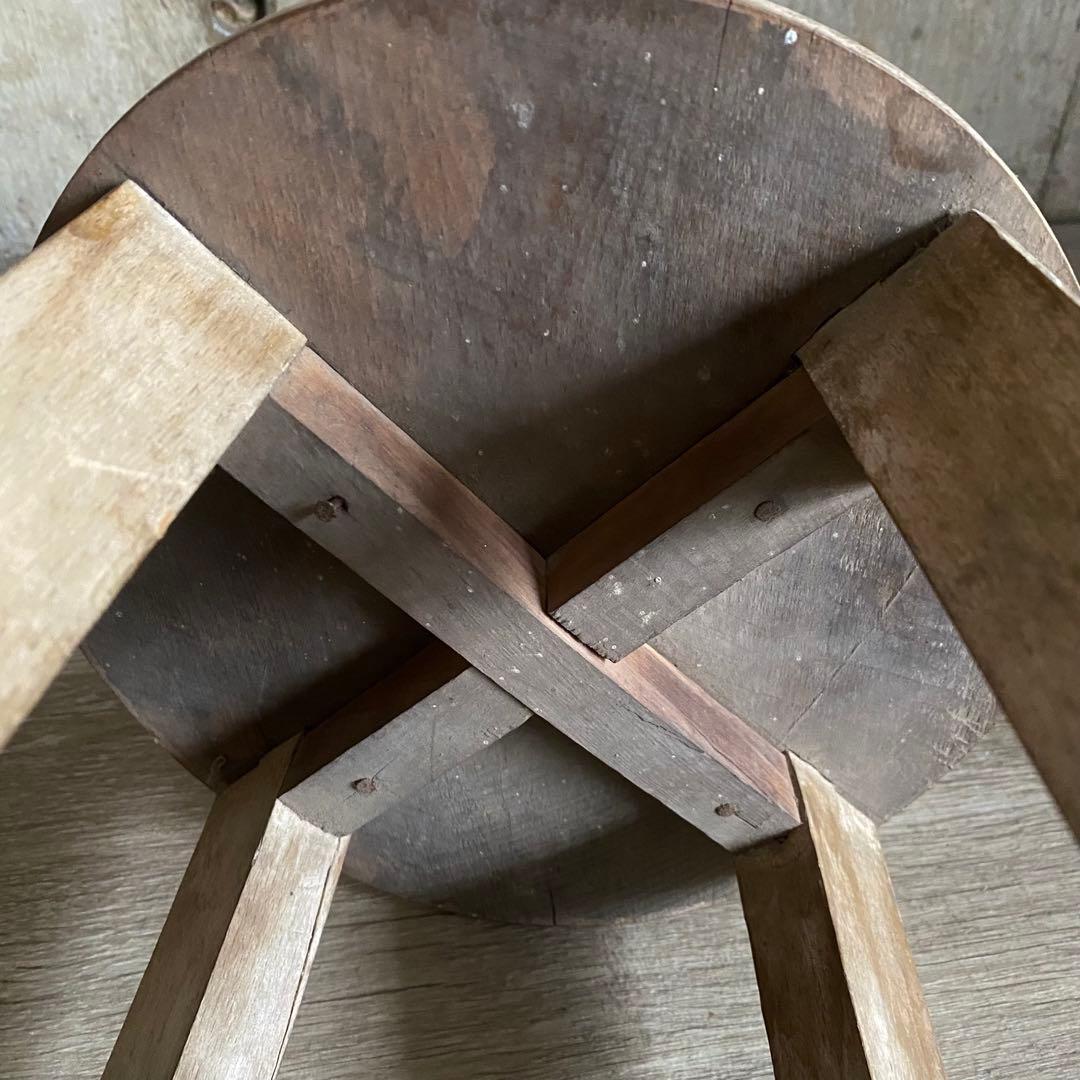ヴィンテージ　スツール　古家具　アンティーク　レトロ