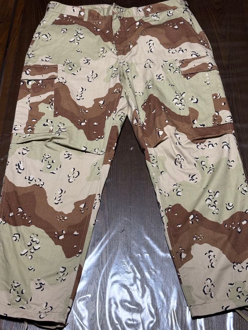 デッドストック米軍 6Cデザート（チョコチップ）カモBDU カーゴパンツ　L-S