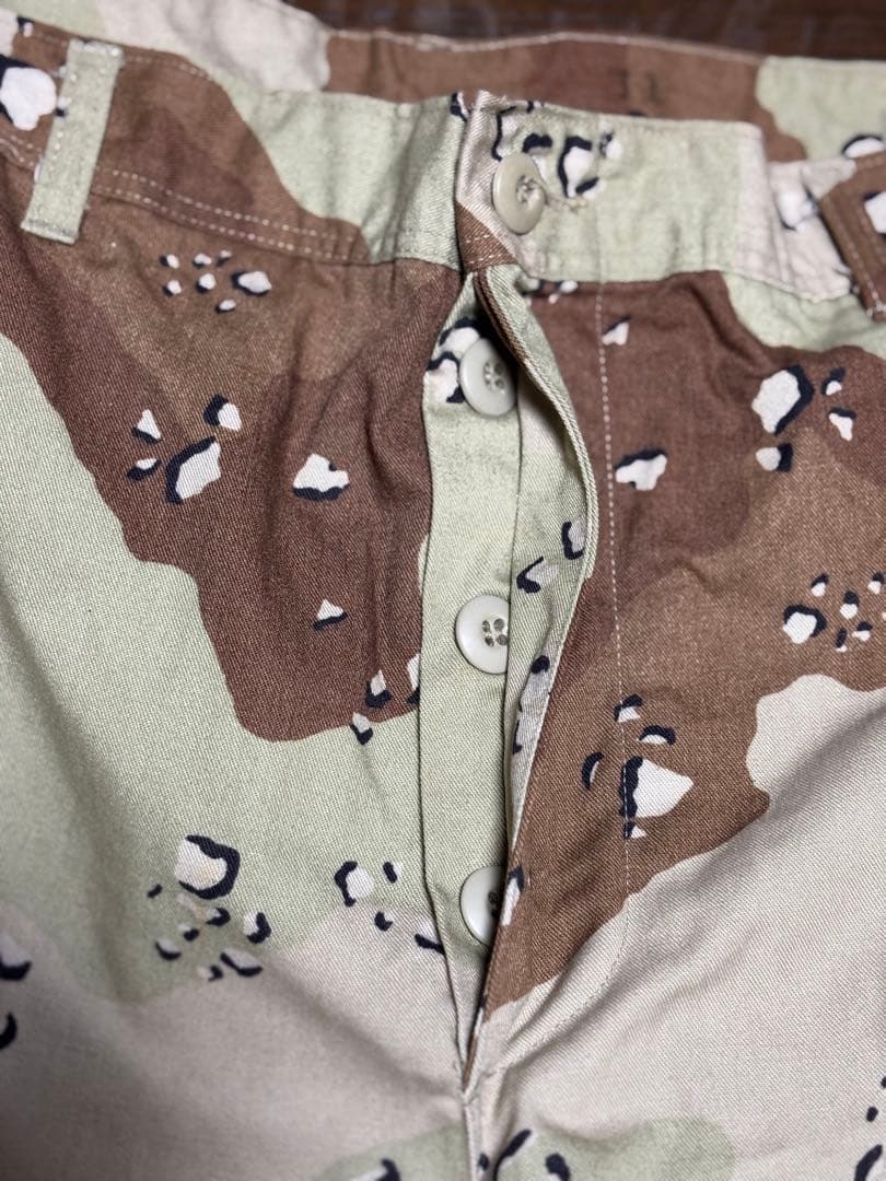 デッドストック米軍 6Cデザート（チョコチップ）カモBDU カーゴパンツ　L-S