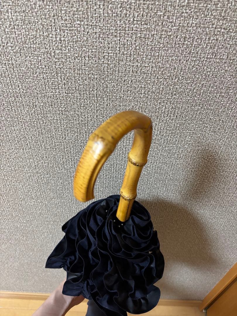 サンバリア100 Mサイズ　フリル　ネイビー