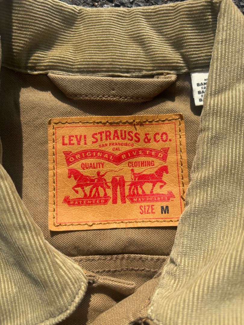 Levi’s ダック地 トラッカージャケット ブラウン ワーク