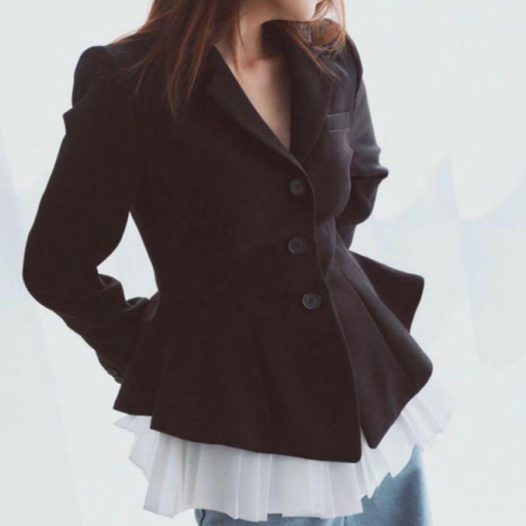 美品♡CADUNE カデュネ神崎 恵さんコラボペプラムジャケット